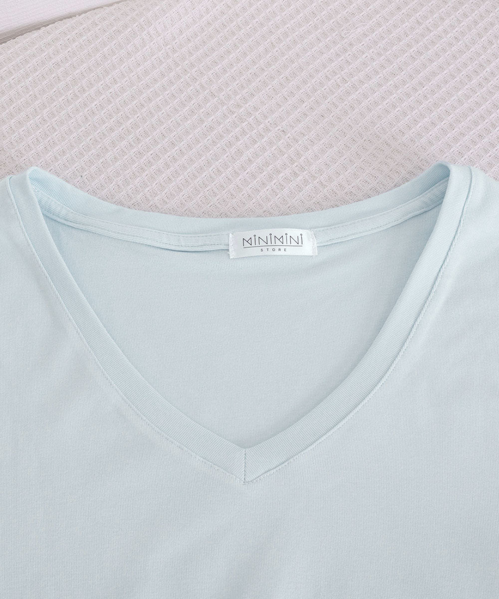 ビッグtシャツレディース無地半袖Tシャツ 詳細画像25