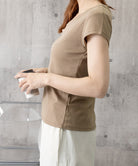 UネックTシャツ レディース 半袖 夏服 詳細画像21