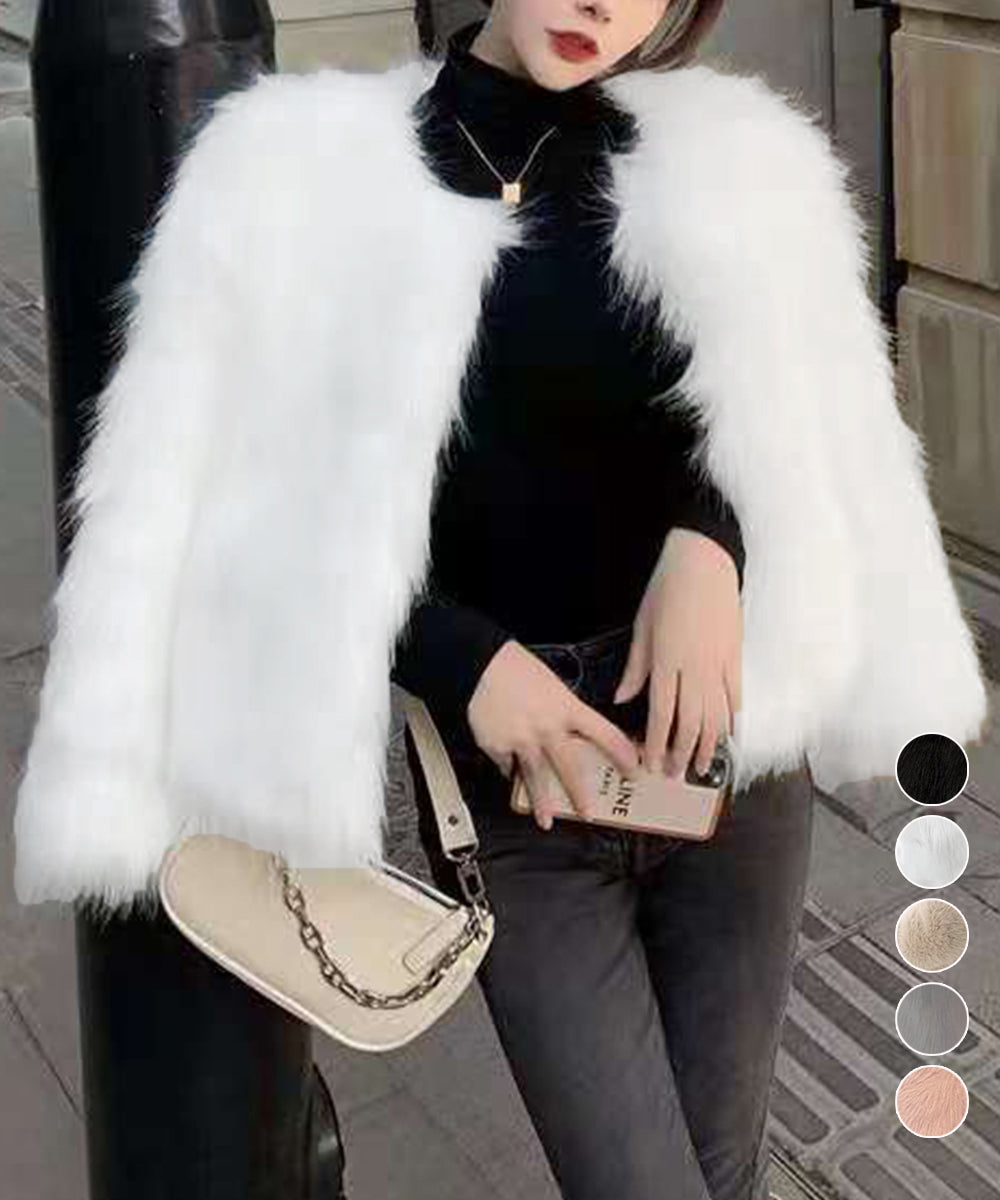 エコファーコート ファージャケット 冬服 詳細画像1