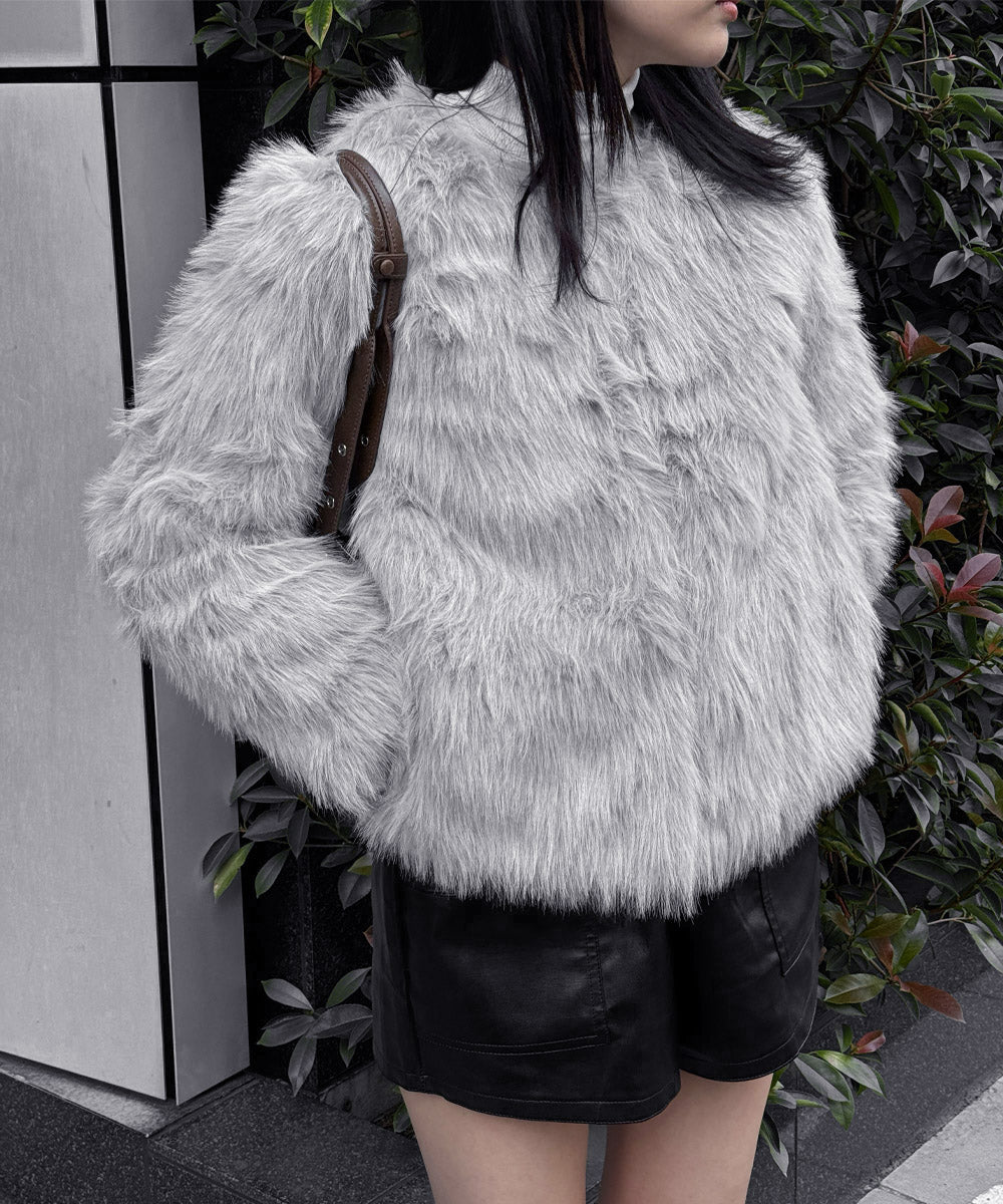 エコファーコート ファージャケット 冬服 詳細画像26