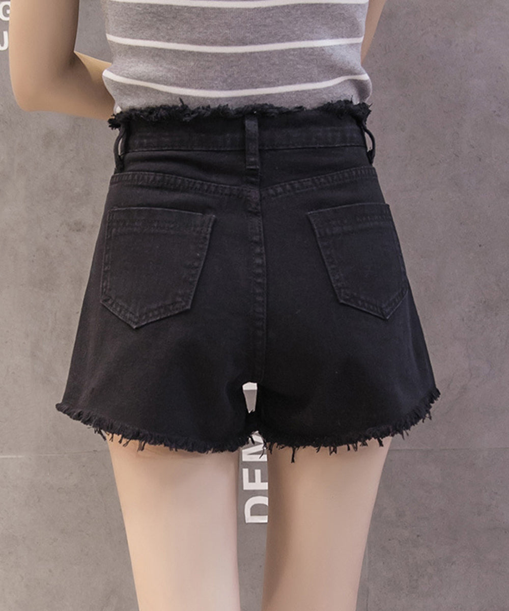 デニムショートパンツ レディース 短パン 詳細画像3