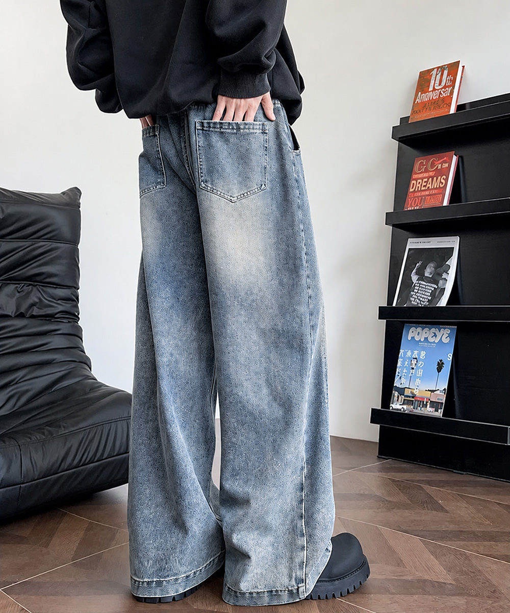 バギーデニムパンツ メンズ カーブデニム
