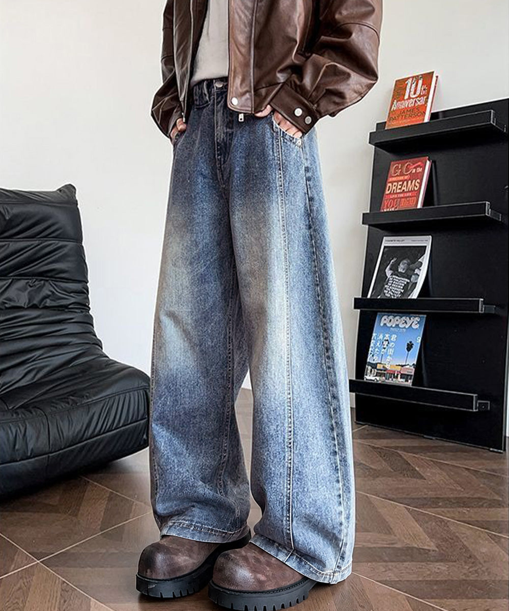 バギーデニムパンツ メンズ カーブデニム
