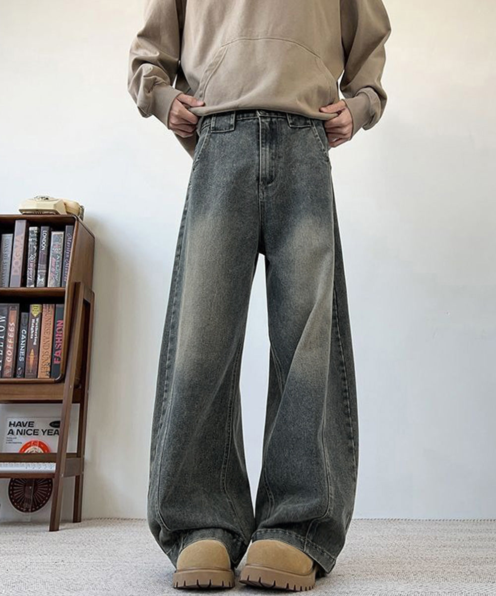 バギーデニムパンツ メンズ カーブデニム