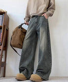 バギーデニムパンツ メンズ カーブデニム