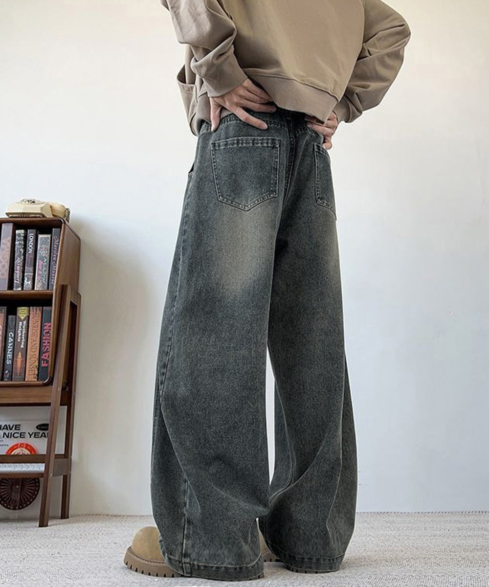 バギーデニムパンツ メンズ カーブデニム