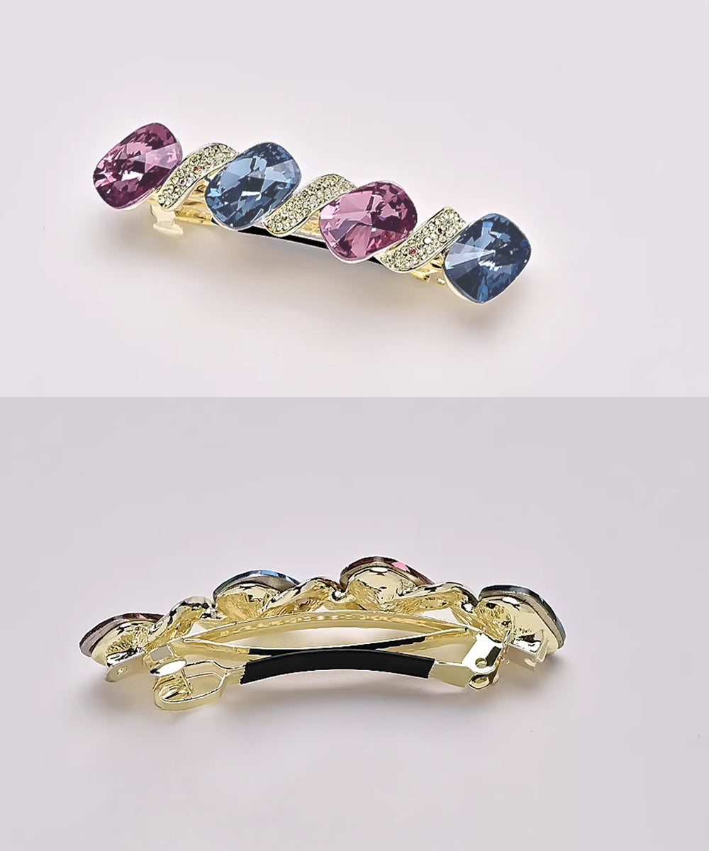 ラインストーンバレッタ 上品ヘアクリップ 詳細画像11