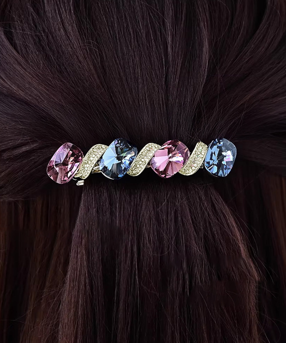 ラインストーンバレッタ 上品ヘアクリップ 詳細画像8