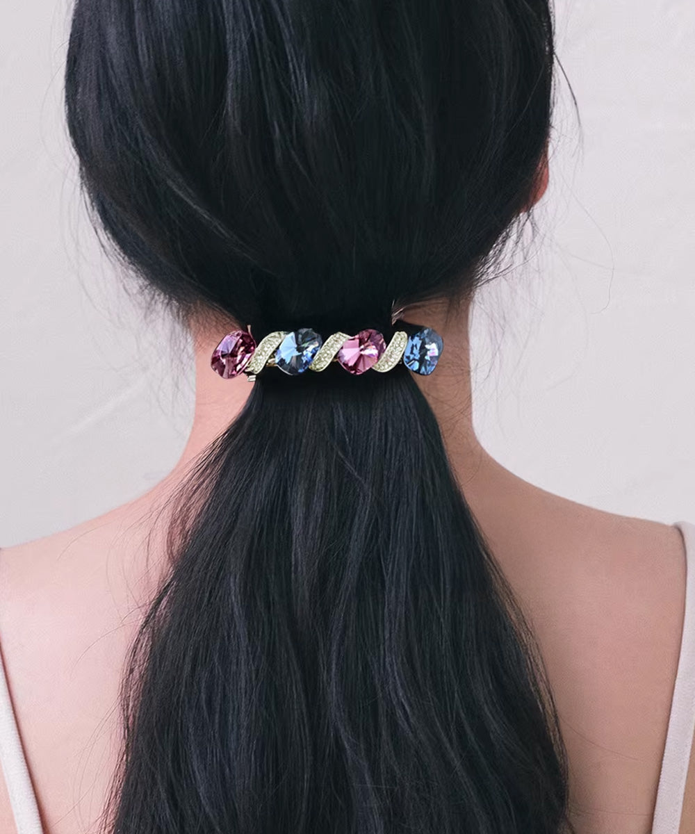 ラインストーンバレッタ 上品ヘアクリップ 詳細画像9