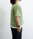 レイヤード風tシャツ メンズクルーネック