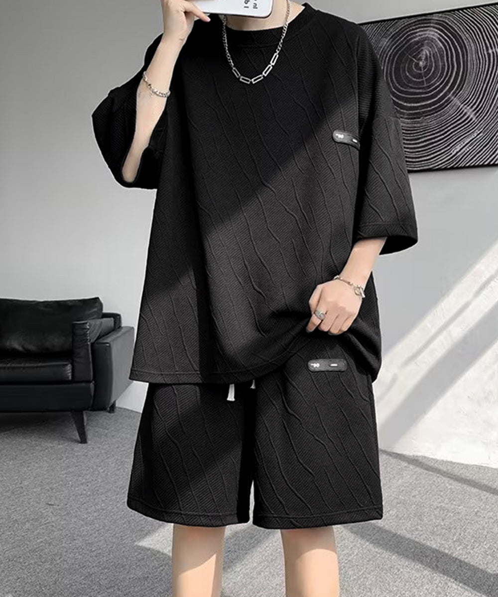 メンズ 半袖tシャツ ハーフパンツセット 詳細画像3