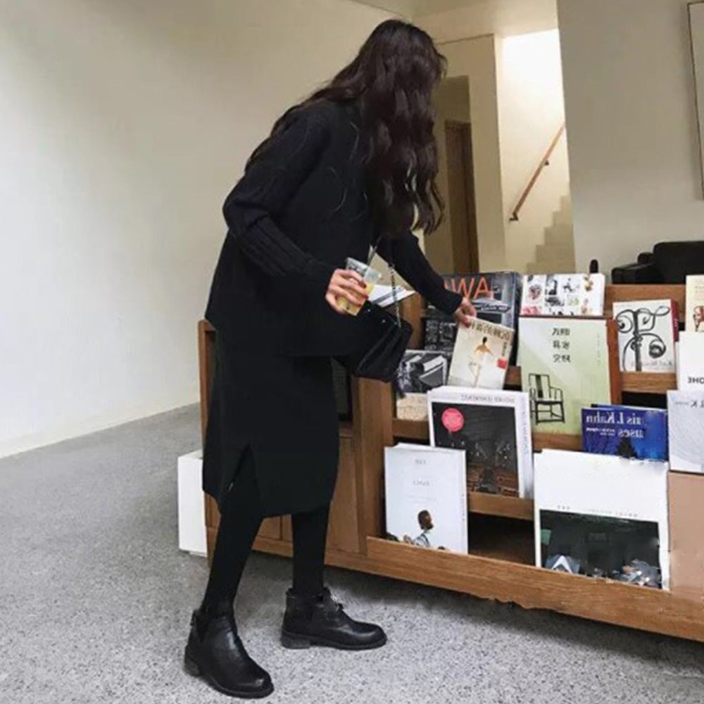 韓国風 ニット セットアップ レディース 詳細画像8