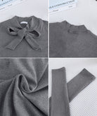 リボンタイ付きトップス ボウタイtシャツ 詳細画像26