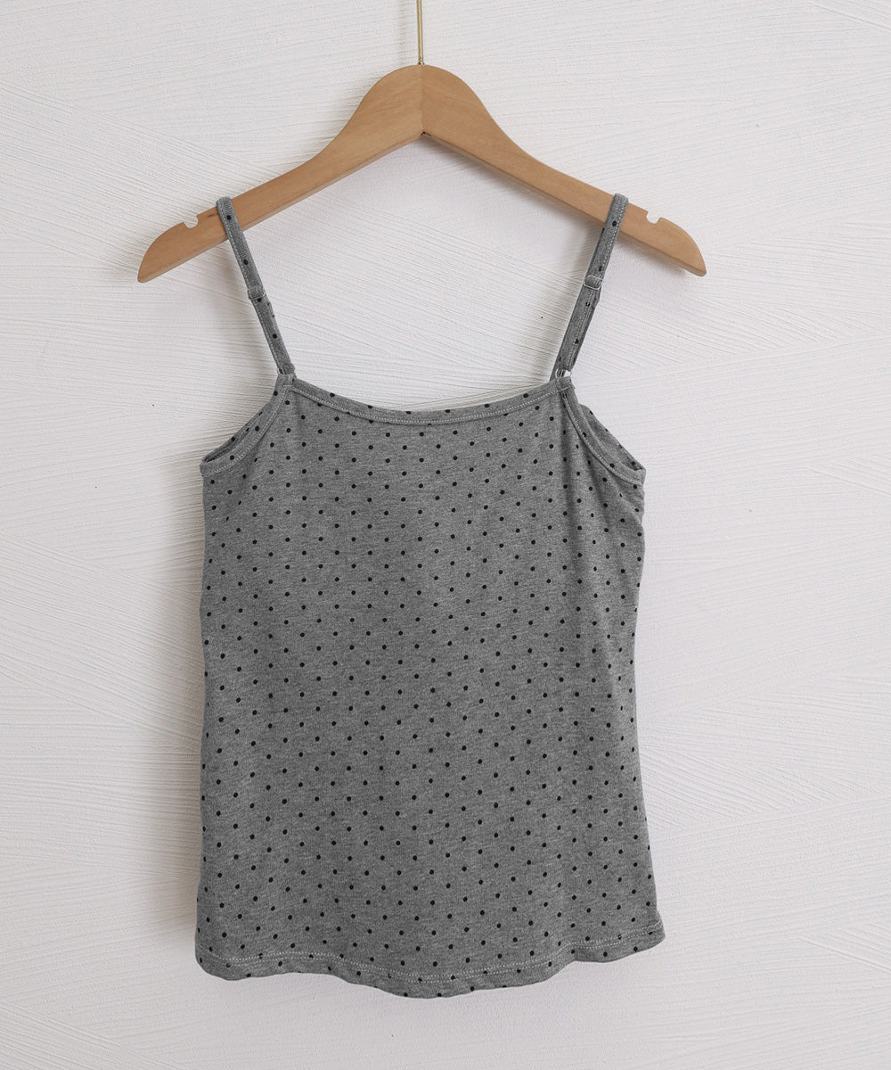 ドット柄キャミソール カップ付き 夏服 詳細画像14