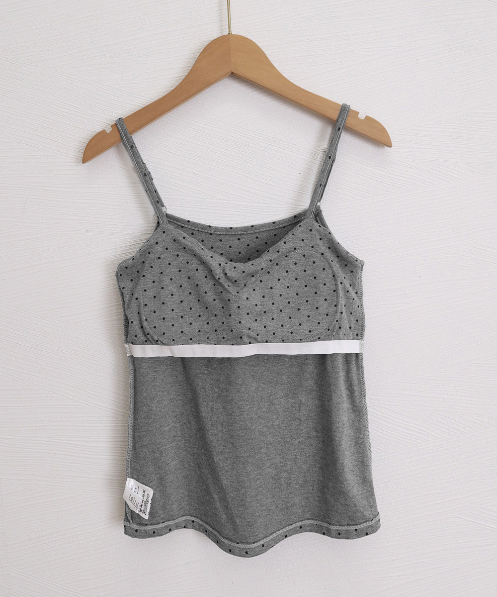 ドット柄キャミソール カップ付き 夏服 詳細画像15