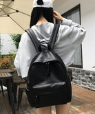 PUレザー リュックサック レディース ブラック