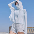 日焼け止めパーカー 薄手 ラッシュガード レディース 紫外線対策トップス フード付き サマーカーディガン 長袖 吸水速乾 UVケア服 冷感タッチ ストレッチ 韓国 86LIANZHI-001