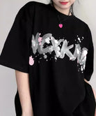 ロングtシャツ ビッグシルエットTシャツ ブラック