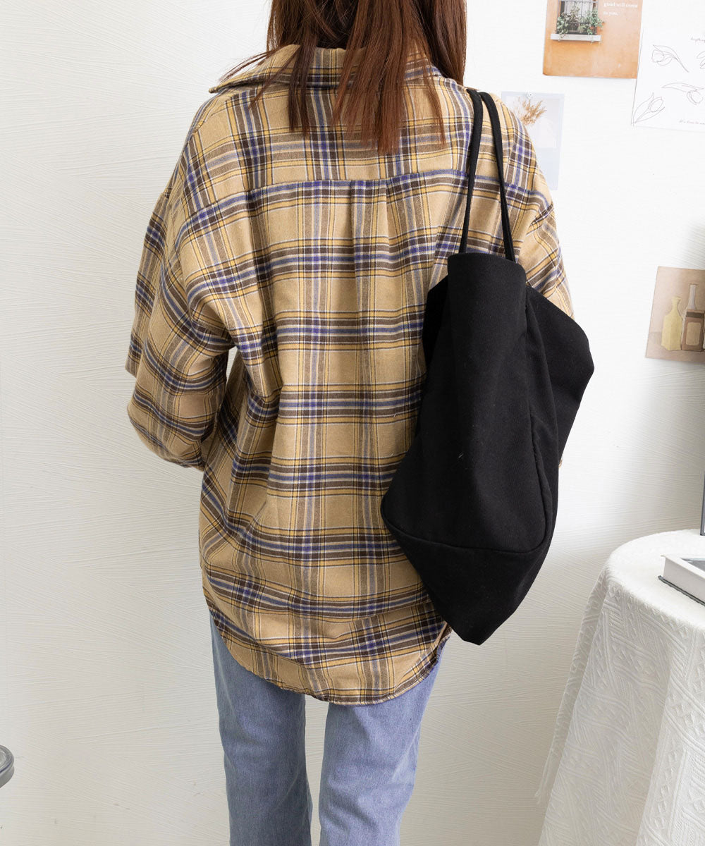 オーバーサイズ チェックシャツレディース 詳細画像26