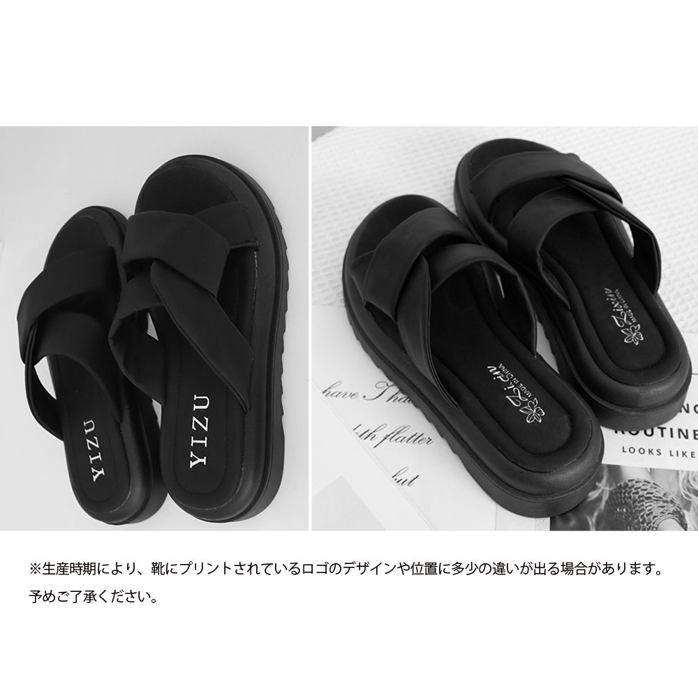 厚底サンダル レディースフラットサンダル 詳細画像25