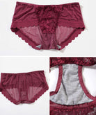 小胸ブラジャーショーツセットノンワイヤー