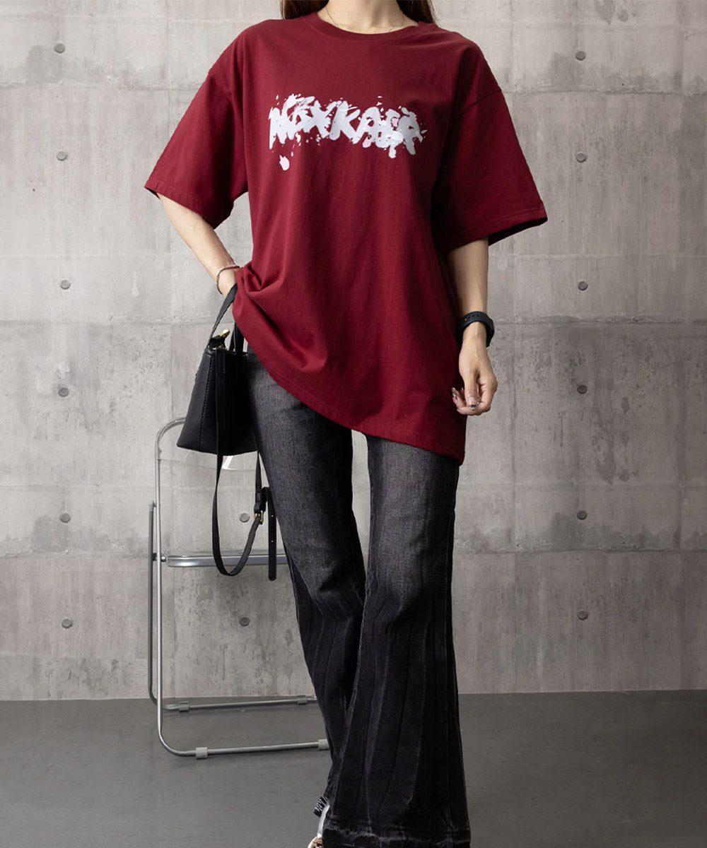 ロングtシャツ ビッグシルエットTシャツ