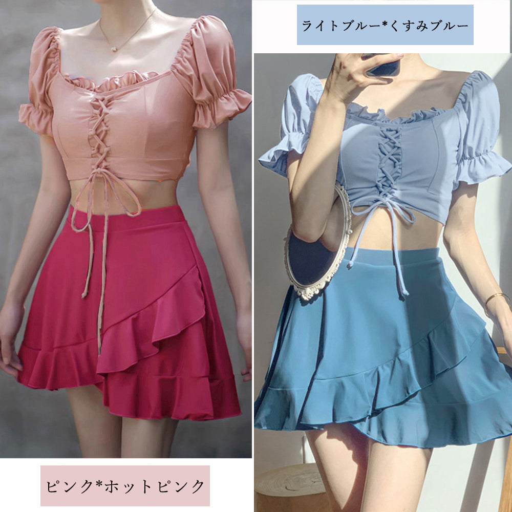 オフショルダー水着 レディースビキニ水着 詳細画像2