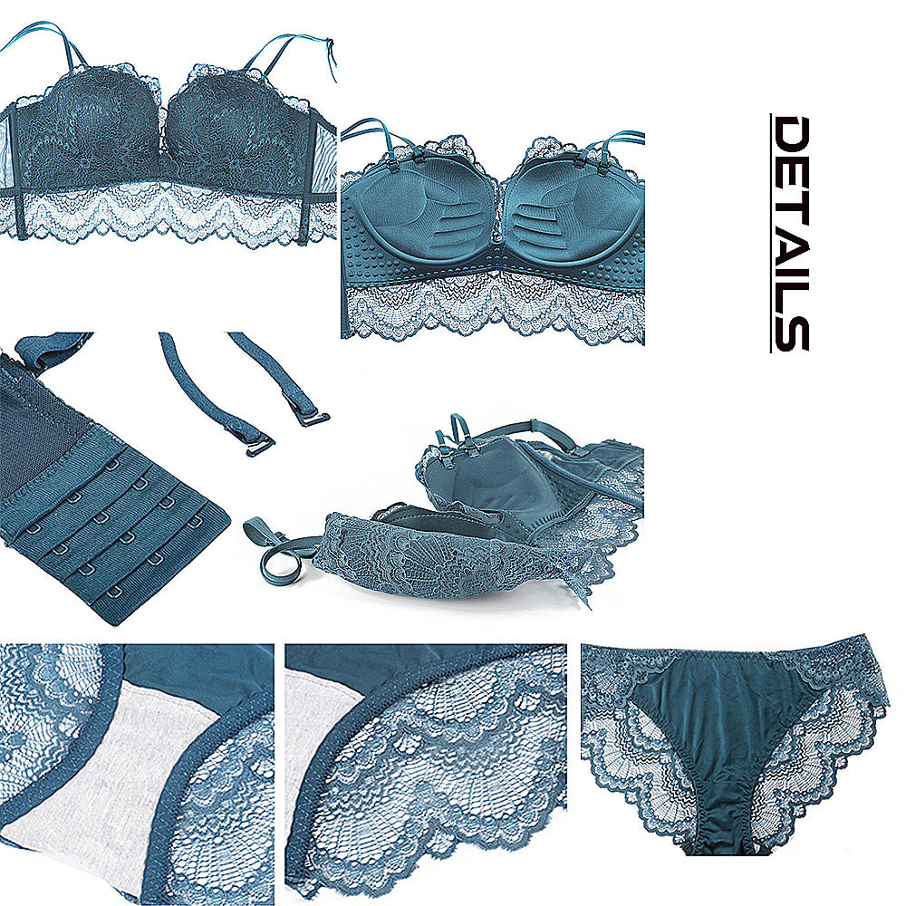 レース ブラジャーショーツセット 女性