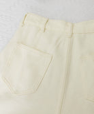 ストレートデニムパンツ ウエスト調整可能