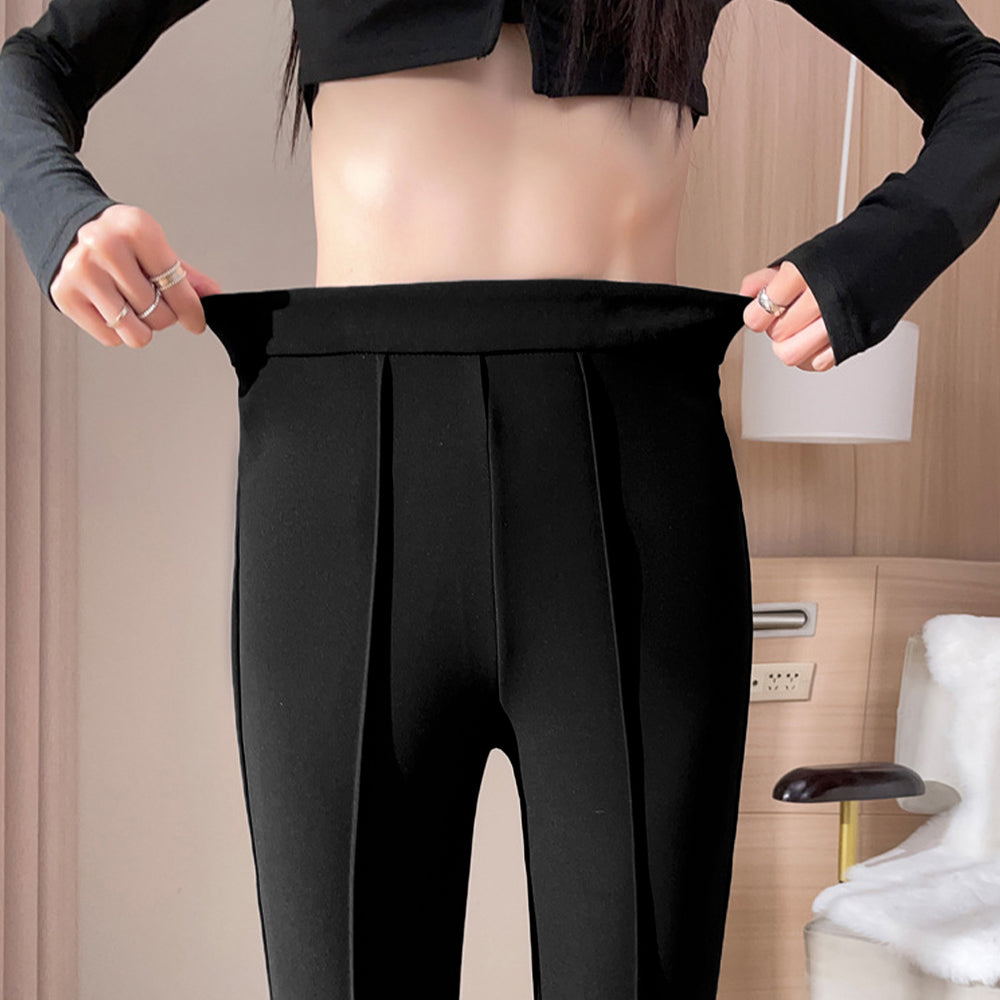 セミフレアパンツ センタープレス 韓国風 詳細画像10