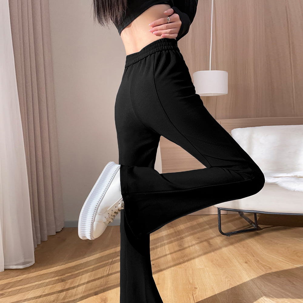 セミフレアパンツ センタープレス 韓国風 詳細画像9