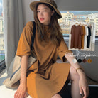 ゆったり Tシャツワンピース レディース