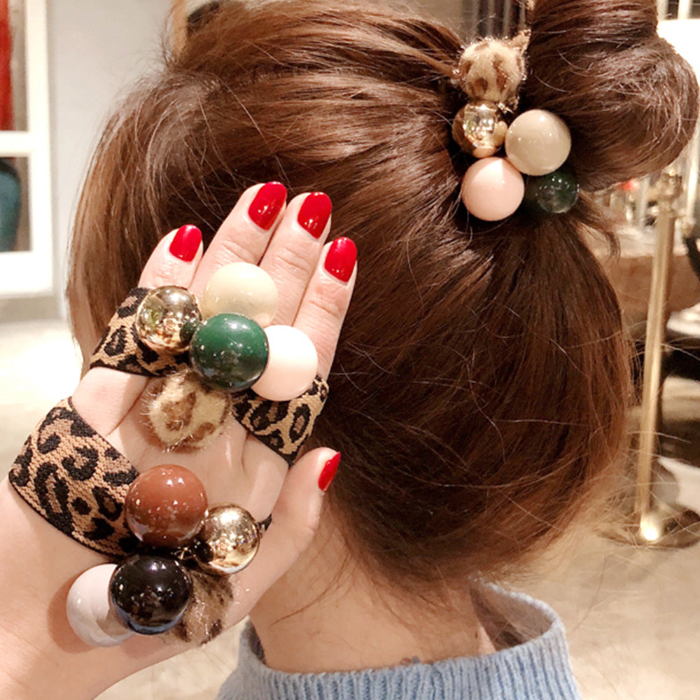 レオパード 新作 ヘアゴム 大人っぽい 詳細画像8