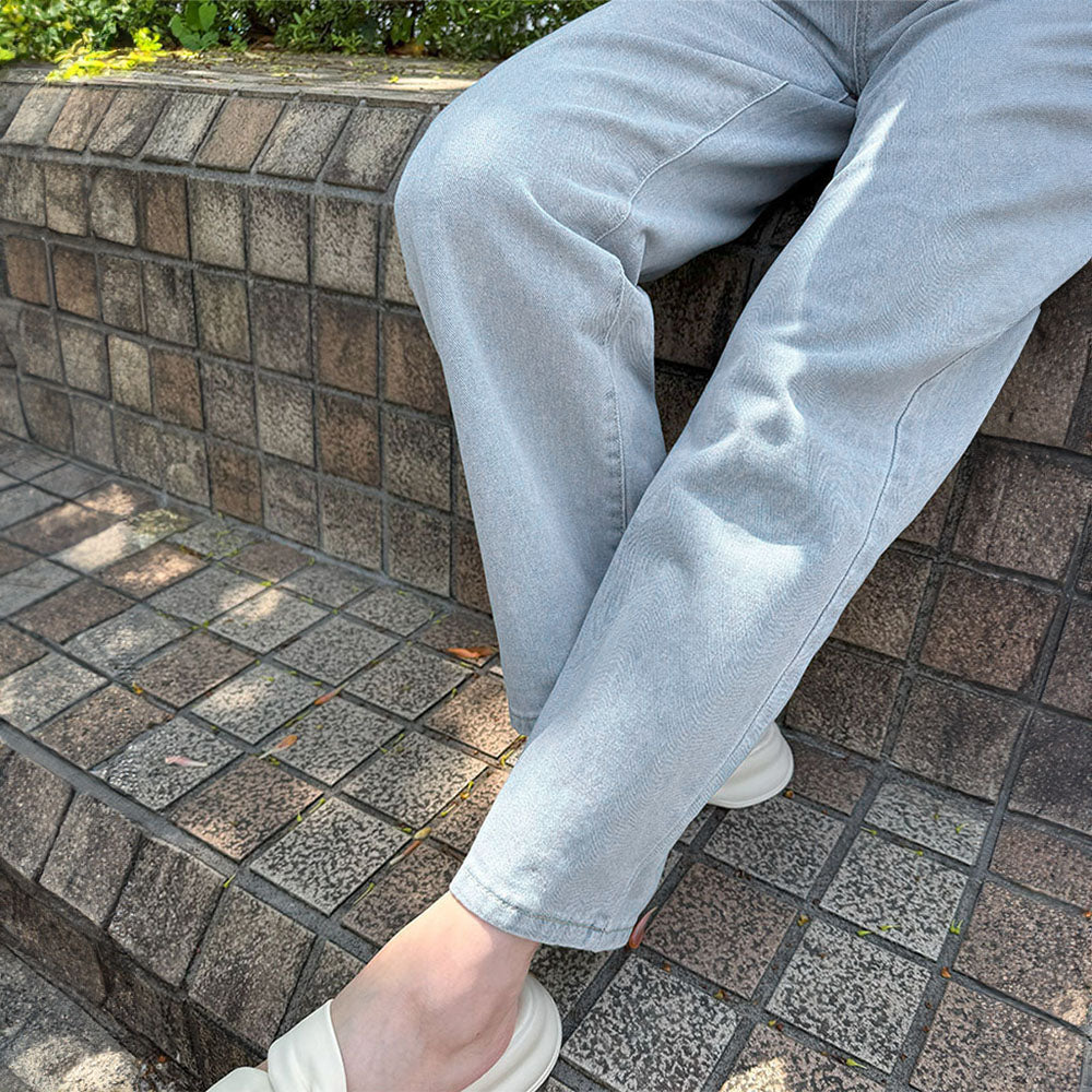 デニムワイドパンツハイウエストレディース 詳細画像25