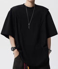 半袖 ワンポイントtシャツ メンズ 夏服 大人かっこいい tシャツ男性 オーバーサイズTシャツ 男子高生服 メンズカットソー カジュアルトップス 大学生男子の服装 87MP-006