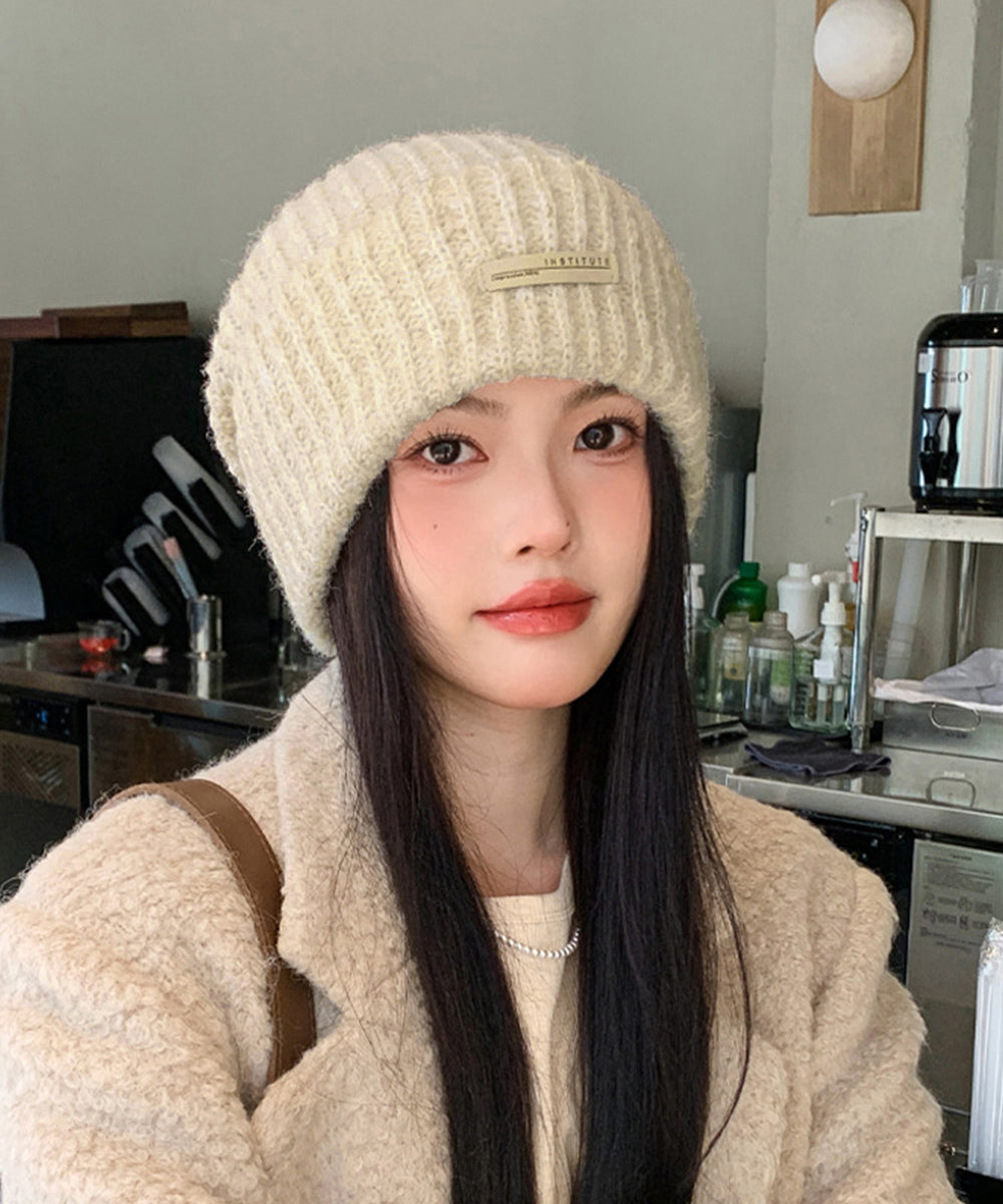 ニット帽 レディース くしゅくしゅ帽小顔 詳細画像2