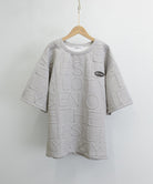 エンボス加工ロゴtシャツ メンズ 韓国風 詳細画像17