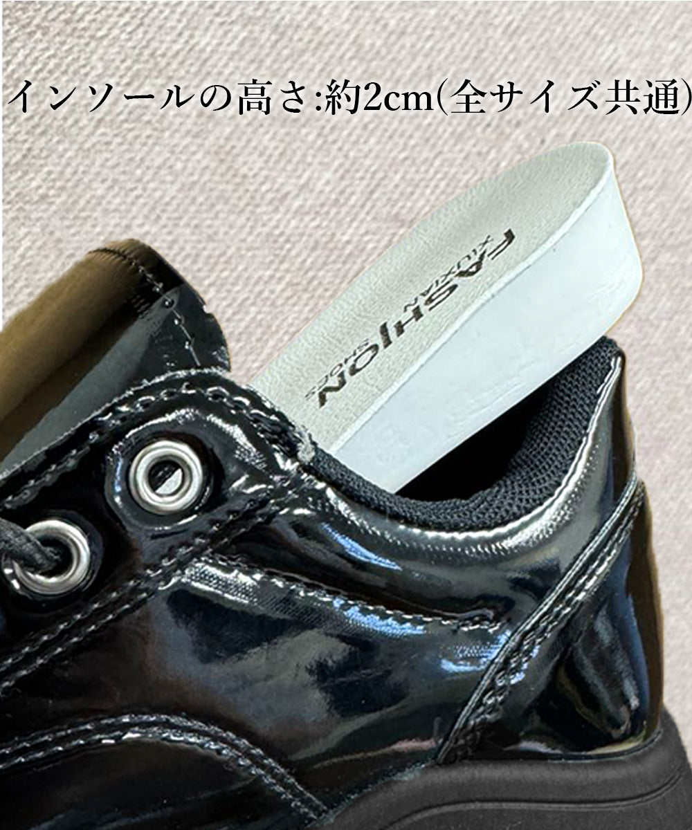 厚底ローファー韓国 レースアップシューズ