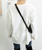 レディースロングtシャツ重ね着カットソー 詳細画像20