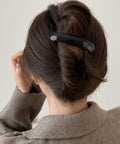 マーブル柄 バレッタ ヘアクリップ 上品 おしゃれ ヘアアクセサリー ニュアンスカラー プチプラ まとめ髪 大人かわいい ヘアアレンジ 髪飾り カジュアル 88CXH-199