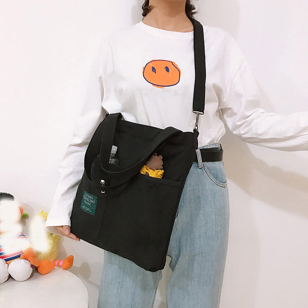 キャンバス トートバッグ 2way 軽量 詳細画像7