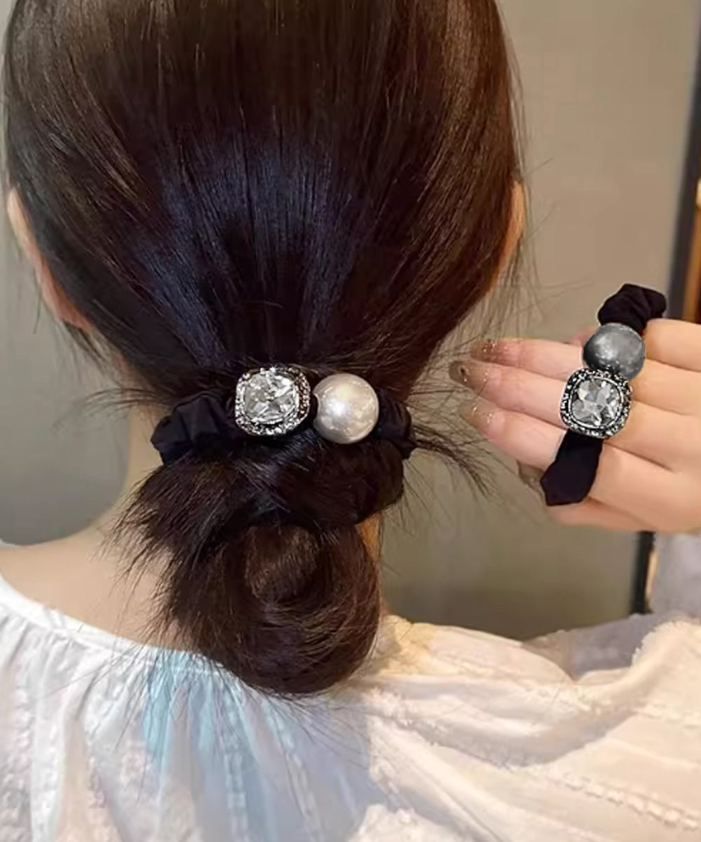 ビジュー付き ヘアゴム レディース 上品 詳細画像1