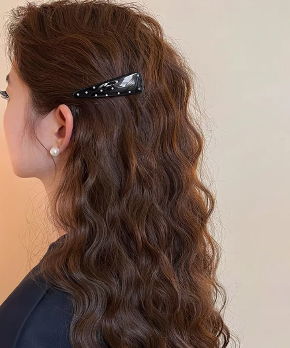 ドット柄 三角ヘアクリップ韓国風 可愛い 詳細画像3