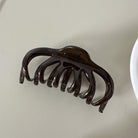 ヘアクリップ大きめアクリルバンスクリップ ブラック