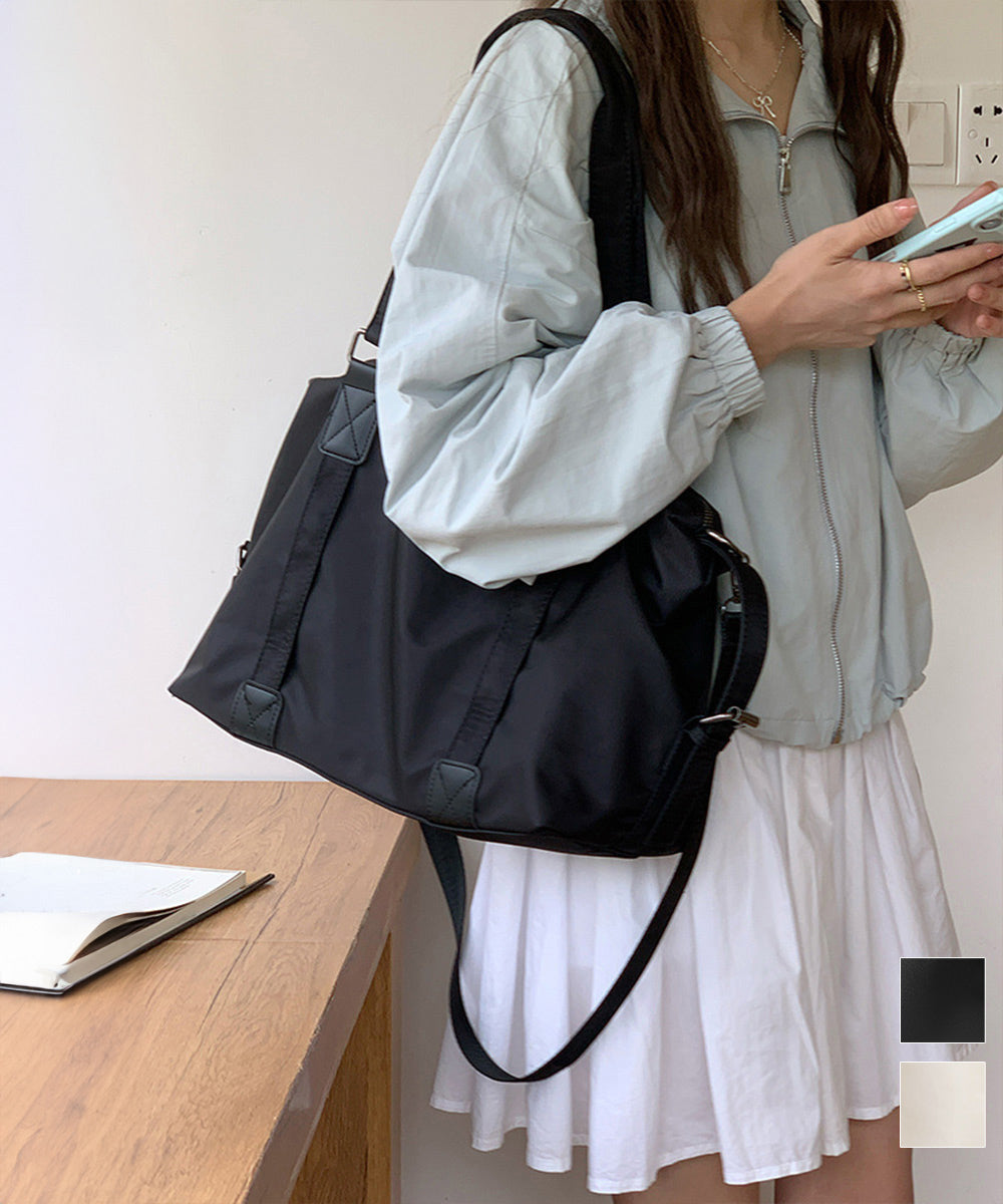 大容量トートバッグA4通勤通学斜め掛け鞄 詳細画像1