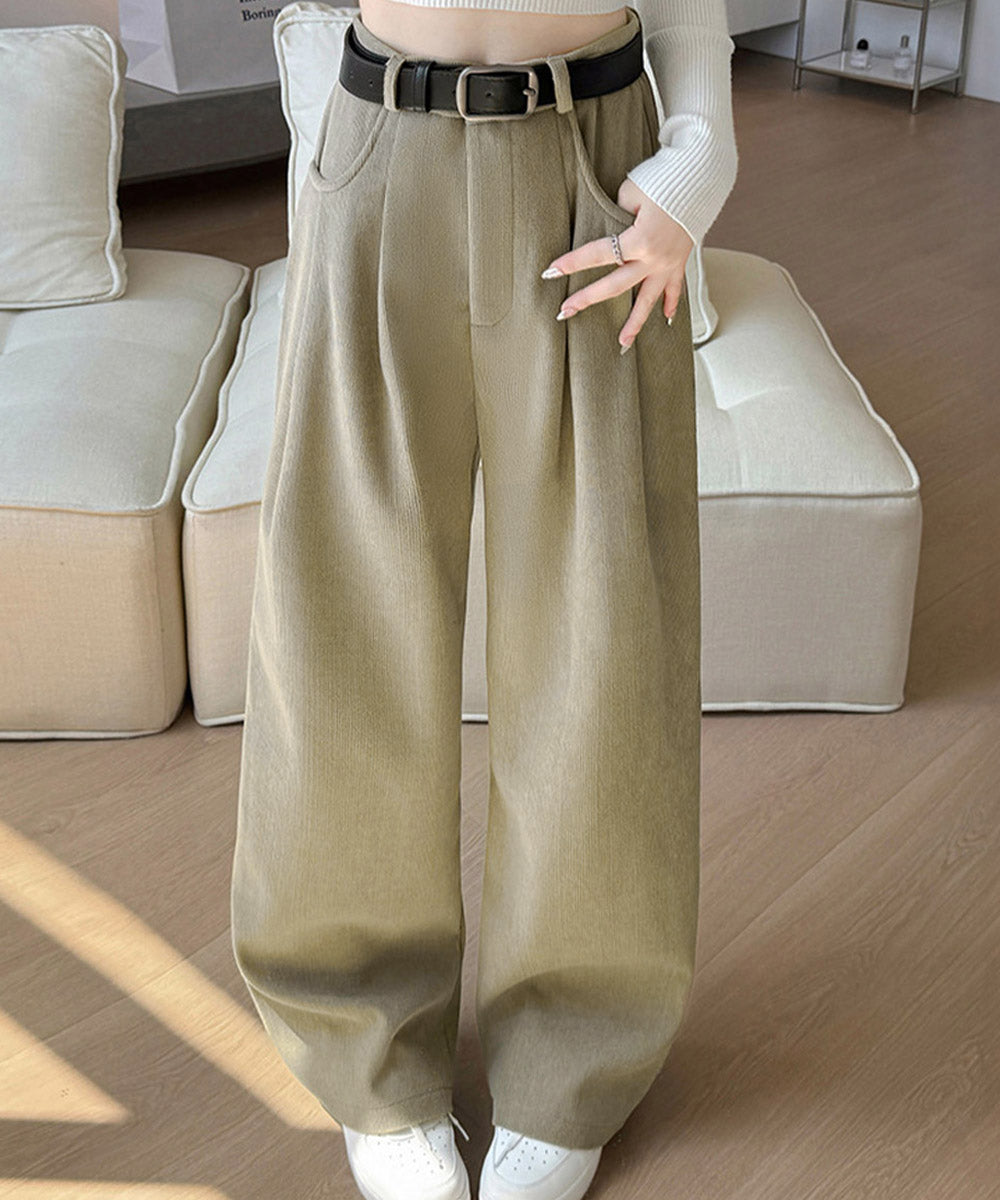 コーデュロイパンツ裏起毛ノーマル2タイプ ベージュ*裏起毛なし