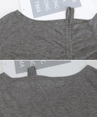 ワンオフショルダーTシャツギャザー 長袖 詳細画像26