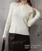 ポロリブニットトップス ベーシック春秋服 詳細画像21