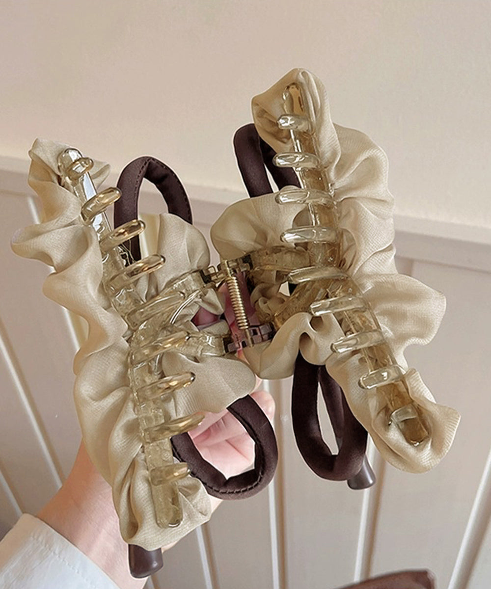 リボンヘアクリップ大きめ バンスクリップ 詳細画像7