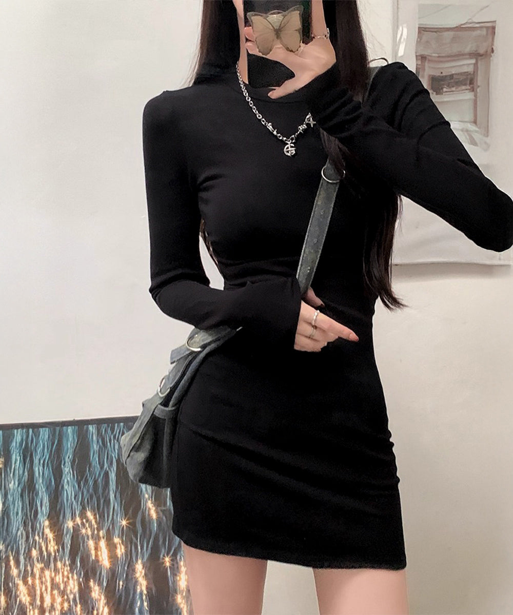 ロングTシャツ 重ね着フィットカットソー レディース ベーシックロンティー 細見えチュニックTシャツ 柔らかいインナートップス カジュアルカットソー ティーシャツ 92YIYUNQ-001